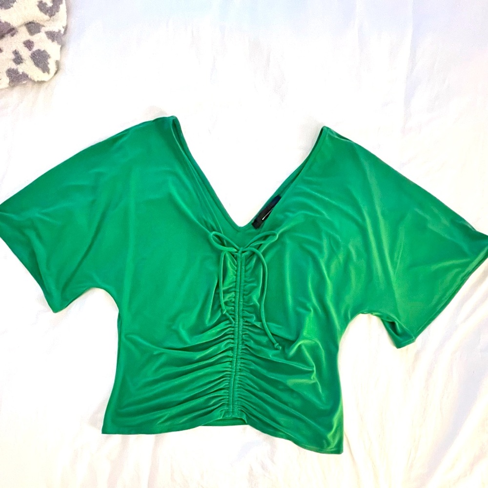 WHBM Size Medium Ruched front top